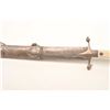 Image 2 : Saudi or Mid-eastern silver sword with fancy  engraved scabbard; approximately 37” overall  with a 3