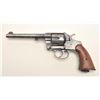 Image 1 : Colt U.S. Army Model 1894 DA revolver, .38  caliber, 6” barrel, blued finish, wood grips,  S/N 10233