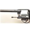 Image 5 : Colt U.S.N. marked DA revolver, .38 caliber,  6” barrel, high polish blued finish,  checkered black 