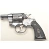 Image 2 : Colt Army Special DA revolver, .38 caliber,  6” barrel, blued finish, checkered black hard  rubber g