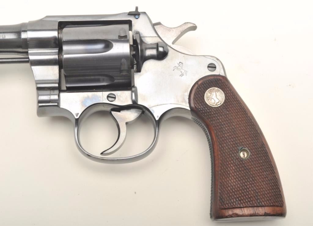 Colt Shooting Master Model DA revolver, .38 caliber, 6” barrel, target ...