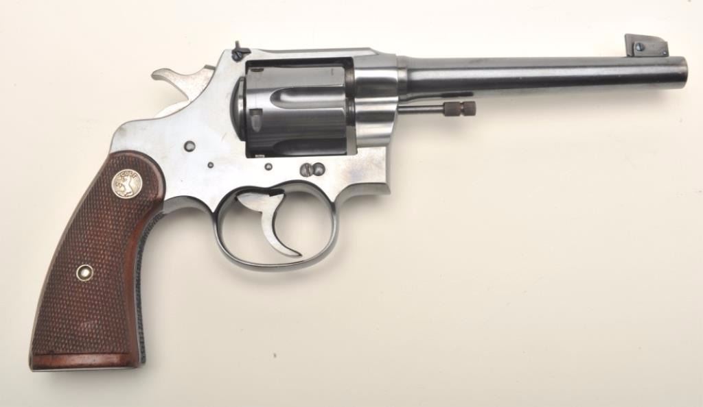 Colt Shooting Master Model DA revolver, .38 caliber, 6” barrel, target ...