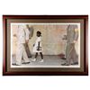 Image 1 : Large framed and matted Norman Rockwell hand  signed limited edition (50/200) Collotype  entitled “P