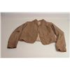 Image 8 : Confederate Charleston Depot uniform jacket  and trousers showing coarse material and  crude stitchi