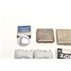 Image 2 : Lot of vintage smoking and tobacco  accessories including a grouping of 8  medieval style table ligh