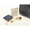 Image 2 : Gucci purse, buckle in box and No. 5 Chanel  perfume. Est.: $100-$200