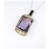 Image 1 : Spectacular ladies pendant bezel set with a  large Amethyst weighing approx. 25.00 -30.00  carats an