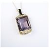 Image 2 : Spectacular ladies pendant bezel set with a  large Amethyst weighing approx. 25.00 -30.00  carats an