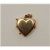 Image 2 : One 14k heart shaped locket weighing 5.73  gms. Est. $300-$600.