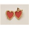 Image 3 : One 14k heart shaped locket weighing 5.73  gms. Est. $300-$600.