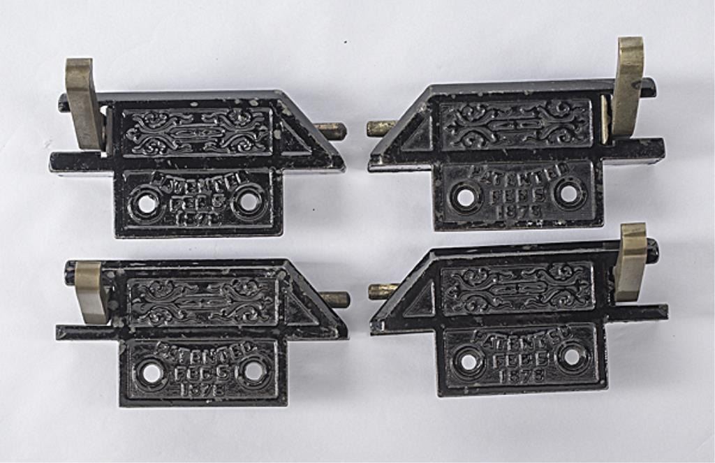 Victorian Window Box Alarms, Lot of 4 4.5