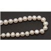 Image 2 : One strand of fine white pearls 9mm diameter  and 18inches long.  Est. $220 -$440.