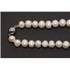 Image 3 : One strand of fine white pearls 9mm diameter  and 18inches long.  Est. $220 -$440.