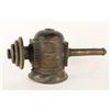 Image 3 : Pair of old carriage lamps from the Col.  William Orbelo estate with old label on one  of the lamps 