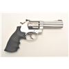 Image 4 : Smith & Wesson 617-6, .22 LR, #DCR4853. 4"  underlug barrel, 10-shot cylinder, stainless  finish, S&