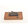 Image 2 : Pinfire Alarm or Trap Gun, .73 bore diameter,  2" round barrel and octagonal breech, iron  with pivo