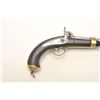 Image 2 : French Marine Single Shot percussion pistol,  Model 1837, .60 caliber, brass mounted with  swivel ra