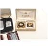 Image 2 : Lot of vintage cigarette accessories  including tabletop and pocket lighters, an  Evans ladies clutc