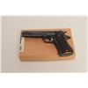Image 4 : Star Super Model semi-automatic pistol, 9mm  Largo caliber, 5” barrel, blued finish,  checkered wood
