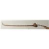 Image 1 : Reproduction Indian War club with turkey  feather.      Est.:  $75-$150.