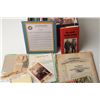 Image 2 : Black Soldier lot including framed color  print of Black Cavalry members on horseback  and a box of 