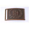 Image 1 : Pre-Civil War New York Militia belt buckle in  brass with great patina. 1840s-50s and  marked “27”. 