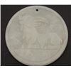 Image 4 : Two  jade discs carved with Chinese zodiac  animals.  Est. $100 -$200.