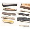 Image 4 : Lot of pocket knives, 1 Tiffany in blue bag,  Braemoor, Gerber, and 4 misc. antiques. Est.:  $300-$6