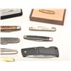 Image 8 : Lot of pocket knives, 1 Tiffany in blue bag,  Braemoor, Gerber, and 4 misc. antiques. Est.:  $300-$6
