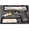 Image 3 : Ruger Model P90 DA semi-automatic pistol, .45  ACP caliber, 4.5” barrel, stainless steel,  black har