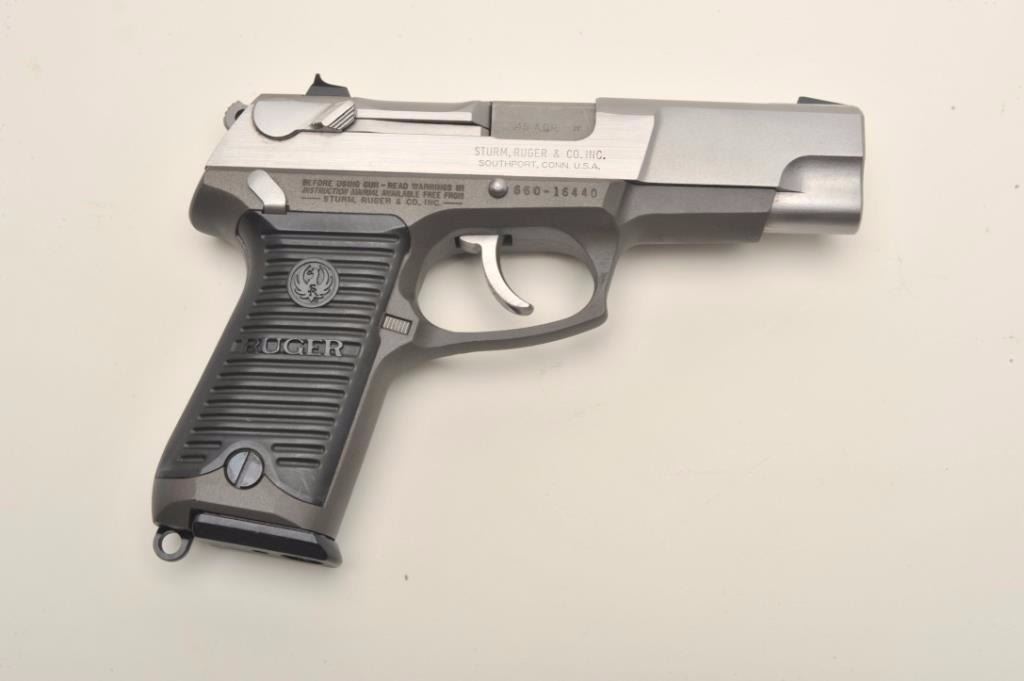 Ruger Model P90 DA semiautomatic pistol, .45 ACP caliber, 4.5” barrel
