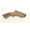 Image 3 : Sharps 4 barrel derringer, .22 caliber, 2.5”  barrel group, brass frame, wood grips, S/N  9024 (matc