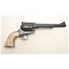 Image 2 : Ruger New Model Blackhawk single action  revolver, .45 caliber, 7.5” barrel, blued  finish, stag gri