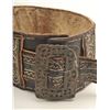 Image 4 : Eighteenth to Nineteenth Century wide buckled  belt; Mexican or South American pitiado  stitched.   