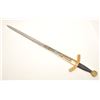 Toledo marked sword, approximately 40.5”  overall with a decorated 33” blade.     Est.:   $75-$150.