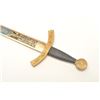 Image 2 : Toledo marked sword, approximately 40.5”  overall with a decorated 33” blade.     Est.:   $75-$150.