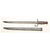 Japanese Arisaka bayonet and metal scabbard  in overall good condition.    Est.:  $35-$70.