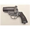 Image 1 : British No. 3 MK I flare pistol, 37mm  caliber, blued finish, checkered hard rubber  grips, approxim
