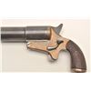 Image 2 : French M1918 Air Force flare pistol, 35mm  caliber, approximately 9” overall, brass  frame, checkere