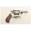 Image 2 : Baby rimfire folding trigger revolver, 5.5mm  caliber, 1.75” barrel, nickel finish,  checkered wood 