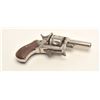 Image 3 : Baby rimfire folding trigger revolver, 5.5mm  caliber, 1.75” barrel, nickel finish,  checkered wood 