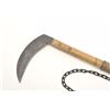 Image 3 : Prop Ninja sickle weapon, approximately 23”  overall; from the movie “Last Samurai”  starring Tom Cr