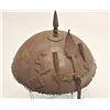 Image 2 : Metal Indo-Persian helmet, approximately 9”  in diameter.    Est:$200-400