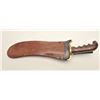 Image 1 : U.S. 1904 Hospital Corps. Bolo Knife with  leather sheath and swivel metal hanger,  overall very goo