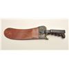 Image 3 : U.S. 1904 Hospital Corps. Bolo Knife with  leather sheath and swivel metal hanger,  overall very goo