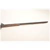 Image 5 : Leman half stocked plains rifle, .36 caliber,  34” octagon barrel, dark patina to metal  surfaces, d