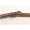 Image 6 : Leman half stocked plains rifle, .36 caliber,  34” octagon barrel, dark patina to metal  surfaces, d