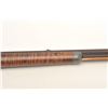 Image 7 : Leman half stocked plains rifle, .36 caliber,  34” octagon barrel, dark patina to metal  surfaces, d