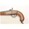 Image 2 : Percussion Austrian single shot horse pistol,  .54 caliber, 10.5” barrel, iron mounts, wood  stock, 