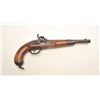 Image 4 : Percussion Austrian single shot horse pistol,  .54 caliber, 10.5” barrel, iron mounts, wood  stock, 